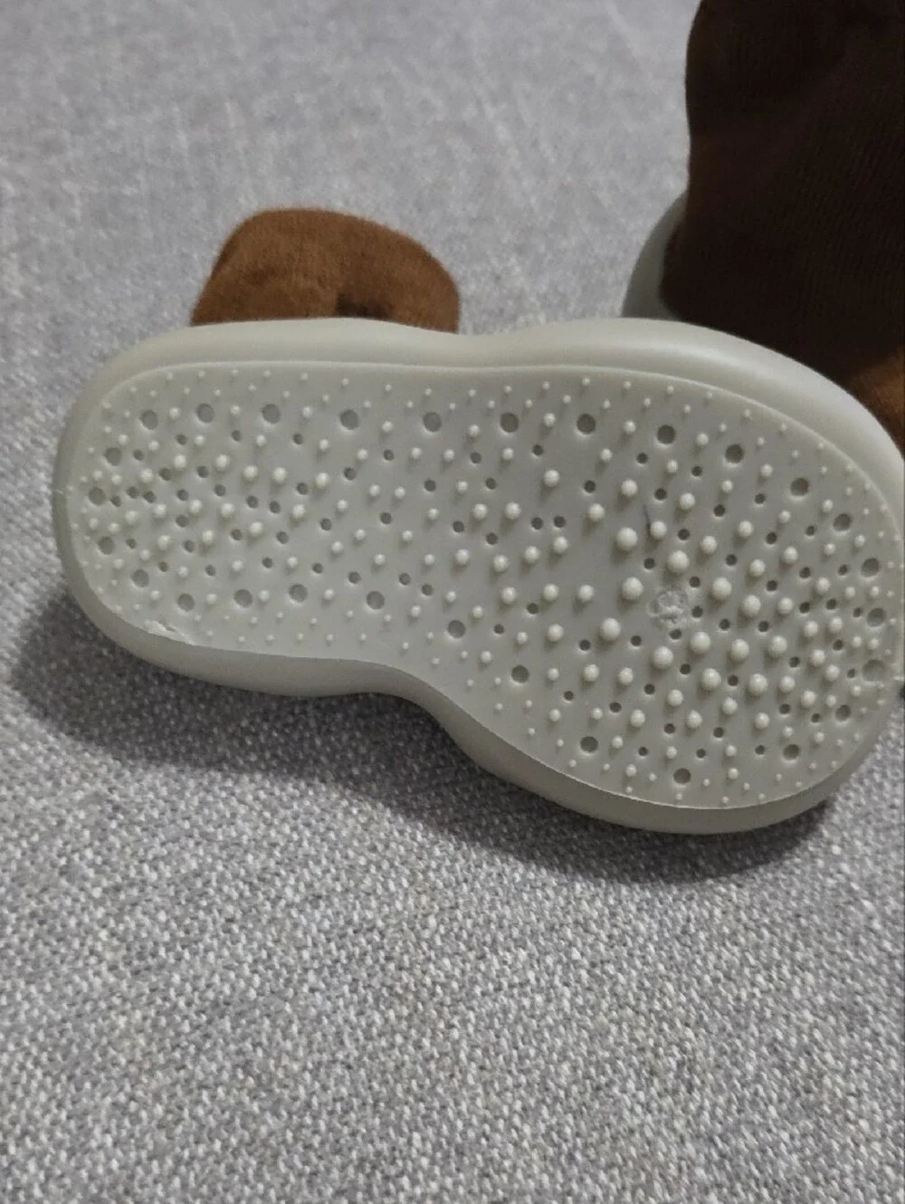 Tiny Explorings Baby Sock-Style Walker Shoes in Brown 18/19 Sz 3